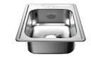 [90.01.FR101] FREGADERO A 45X53 CM, 1 PONCHERA P/EMPOTRAR, FR-101, FANAINOX