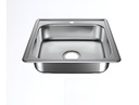 [90.01.FR102] FREGADERO A53X53, 1 PONCHERA P/EMPOTRAR, FANAINOX