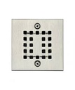 [79.BM-RC0813] REJILLA PERFORADA ACERO INOX, 10X10 CM, BM
