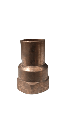 [79.25.E11] ADAPTADOR HEMBRA COBRE 5/8" OD X 1/2" NOM. (AGUA)