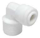 [79.17.QF.CODO1.4] CODO MACHO QF 1/4" X 1/4", ZOWA