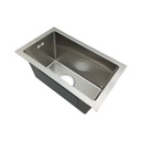 [79.77.FRE.02.10] FREGADERO LAVA COPA ACERO INOXIDABLE BRUSHED BAJO TOPE BARI