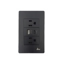 [60.15.INT0711] TOMA DOBLE USB SERIE BUIO BARI