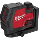 [31.01.3521-21] LASER PARA ALINECION Y NIVELACION LINEA CRUZADA VERDE RECARGABLE USB MILWAUKEE