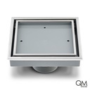[79.QM.88.300.04ST] REJILLA CUADRADA VEIL (INSERTO DE BALDOSA) 4"X4" SATINADO QM