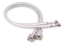[02.03.EALM40] CANILLA ACERO FLEXIBLE P/MONOMANDO 1/2 X 3/8" X 40 CM EAL-M40 COFLEX