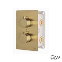 [79.QM.14.800.1009G] DUCHA MIXER MONOMANDO QM+ SUPREME 3 FUNCIONES GOLD