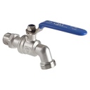 [79.QM.USA.603.012.INOX] LLAVE DE MANGUERA SPECIF 1/2"X3/4" ACERO INOX 304 QM