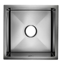 [80.KD4545] FREGADERO CUADRADO INOX SATINADO 45X45X24 KD-4545 OMEGA