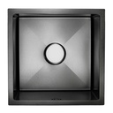 [80.KD4545BL] FREGADERO CUADRADO INOX NEGRO 45X45X24 KD-4545BL OMEGA