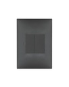 [60.16.09A50.CM.14] INTERRUPTOR DOBLE CARBON MATE P.A NEVE UP VIMAR