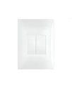 [60.16.09A50.01] INTERRUPTOR DOBLE BLANCO P.A NEVE UP VIMAR
