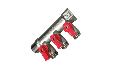 [79.30.FS5-1-3/4X4] MANIFOLD C/VALVULAS 1-3/4X4 SALIDAS AGUA FRIA PEX-AL-PEX AGUA RIIFO