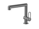 [79.QM.14.700.2005GR] GRUPO LAVAMANOS ANGULAR LOTUS 20CM GUN GREY QM