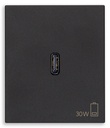 [60.16.30298.G] ALIMENTADOR USB C PD 30W NEGRO LINEA VIMAR
