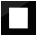 [60.16.30642.42] PLACA 2M REFLEX NEGRO LINEA VIMAR