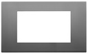 [60.16.30654.72] PLACA 4M ACERO SATIN LINEA VIMAR