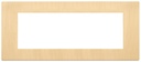 [60.16.30657.70] PLACA 7M ORO CEPILLADO LINEA VIMAR