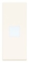 [60.16.31000.DB] TECLA 1M ALINEADO CON DIFUSOR BLANCO LINEA VIMAR