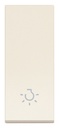 [60.16.31000.LC] TECLA 1M ALINEADO SIMBOLO LUCE CANAPA LINEA VIMAR