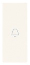 [60.16.31000A.CB] TECLA 1M AXIAL SIMB. TIMBRE BLANCO LINEA VIMAR