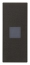 [60.16.31000A.DG] TECLA 1M CON DIFUSOR AXIAL NEGRO LINEA VIMAR