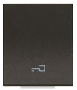 [60.16.31000.2PG] TECLA 2M ALINEADO SIMBOLO LLAVE NEGRO LINEA VIMAR