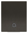 [60.16.31000.2CG] TECLA 2M ALLIN. SIMBOLO TIMBRE NEGRO LINEA VIMAR