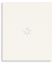 [60.16.31000A.2LB] TECLA 2M AXIAL SIMBOLO LUCE BLANCO LINEA VIMAR