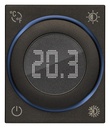 [60.16.30440.G] TERMOSTATO ROTATORIO 100-240 2M NEGRO LINEA VIMAR
