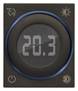 [60.16.30810.G] TERMOSTATO ROTATORIO IOT 2M NEGRO LINEA VIMAR