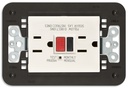 [60.16.30296.B] TOMACORRIENTE DOBLE 2P+T 15A AMERICANO C/GFCI BLANCO LINEA VIMAR