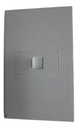[KOB-E7RJ45WMS] TOMA PARA CONEXIÓN A RED RJ45 BLANCO METALICO PLATA,TANIA