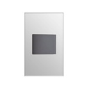 [KOB-E7100BMS] INTERRUPTOR SENCILLO 15AMP - 125V NEGRO METALICO PLATA,TANIA