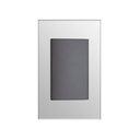 [KOB-E7100BMST] INTERRUPTOR SENCILLO  TRIWAY 15AMP - 125V NEGRO METALICO PLATA,TANIA