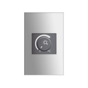 [KOB-E7355BMS] INTERRUPTOR VARIABLE (DIMMER) 15AMP-125V NEGRO METALICO PLATA,TANIA