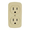 [KOB-065] TOMA DOBLE 2X15A.125V POLARIZADA S/PONER,TANIA