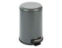 [79.24.PAP-711] PAPELERA 8 LTS GUNMETAL ACERO INOX. EKO