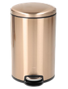 [79.24.PAP-712] PAPELERA 8 LTS ROSE GOLD ACERO INOX. EKO