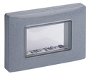 [60.16.14943.14] TAPA IP55 3M CON TORNILLOS GRIS GRANITO VIMAR