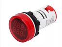 [60.19.AD101-22VHZM-R] INDICADOR DE VOLTAJE Y FRECUENCIA AD101-22VHzM ROJO AC50-500V/0-99AHz REDONDO ANDELI