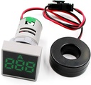 [60.19.AD101-22VAMS-V] INDICADOR DE VOLTAJE Y CORRIENTE AD101-22VAMS VERDE AC50-500V/0-100A CUADRADO ANDELI