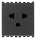 [60.16.19248] TOMACORRIENTE SENCILLO 2P+T16A EUROPEO GRIS ARKE VIMAR