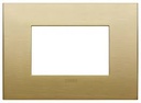 [60.16.19653.12.01] PLACA 3M METAL LATON CEPILLADO CLASSIC ARKE VIMAR
