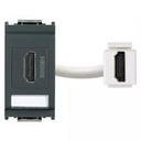 [60.16.19346] TOMA HDMI C/CABLE GRIS ARKE VIMAR