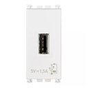 [60.16.19292.B] ALIMENTADOR USB 1M 5V 1.5A BLANCO ARKE VIMAR