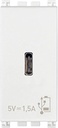 [60.16.19292.C.B] ALIMENTADOR USB 1M C 5V 1.5A BLANCO ARKE VIMAR