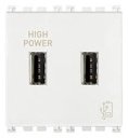 [60.16.19295.B] ALIMENTADOR USB 2M 5V 2.1A BLANCO ARKE VIMAR