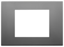 [60.16.09673.21] PLACA 3M PLATA MATE NEVE VIMAR 