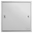 [79.QM.14.100.2015GR] CENTRO PISO CUADRADO MIRA  4" X 4" GUN GREY QM  